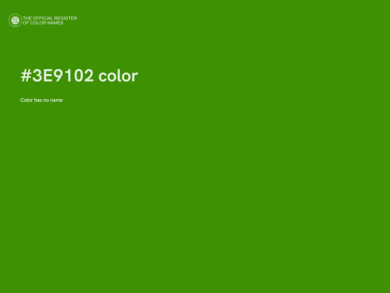 #3E9102 color image