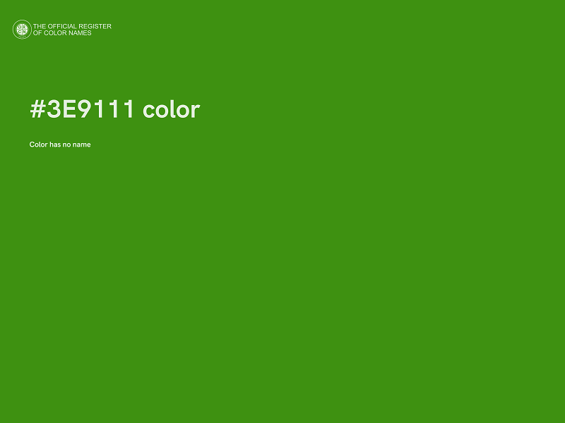 #3E9111 color image