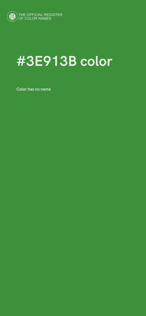 #3E913B color image