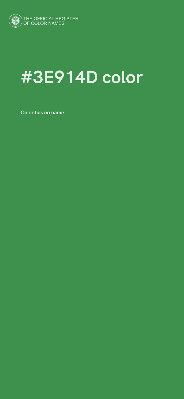 #3E914D color image