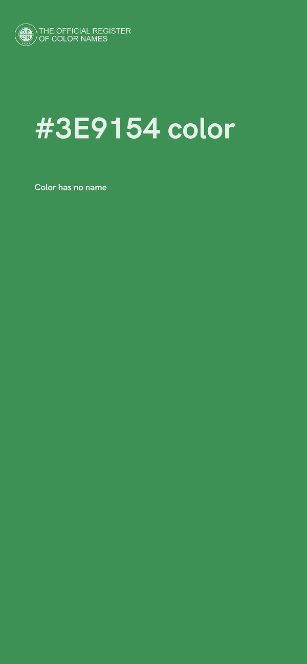 #3E9154 color image