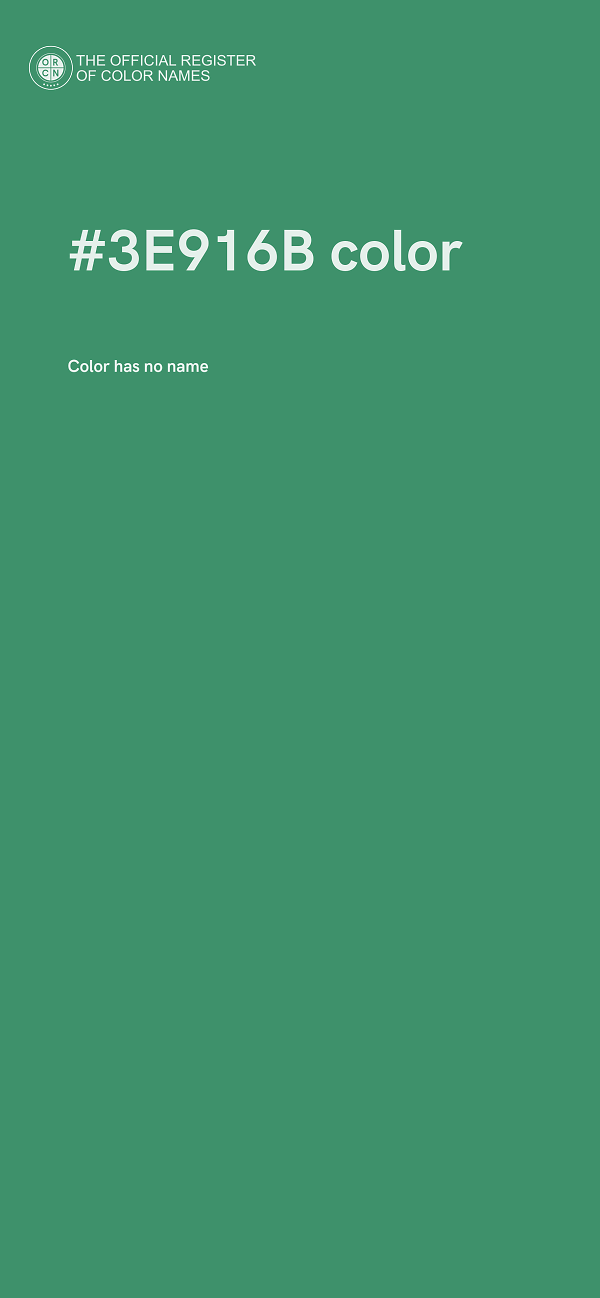 #3E916B color image