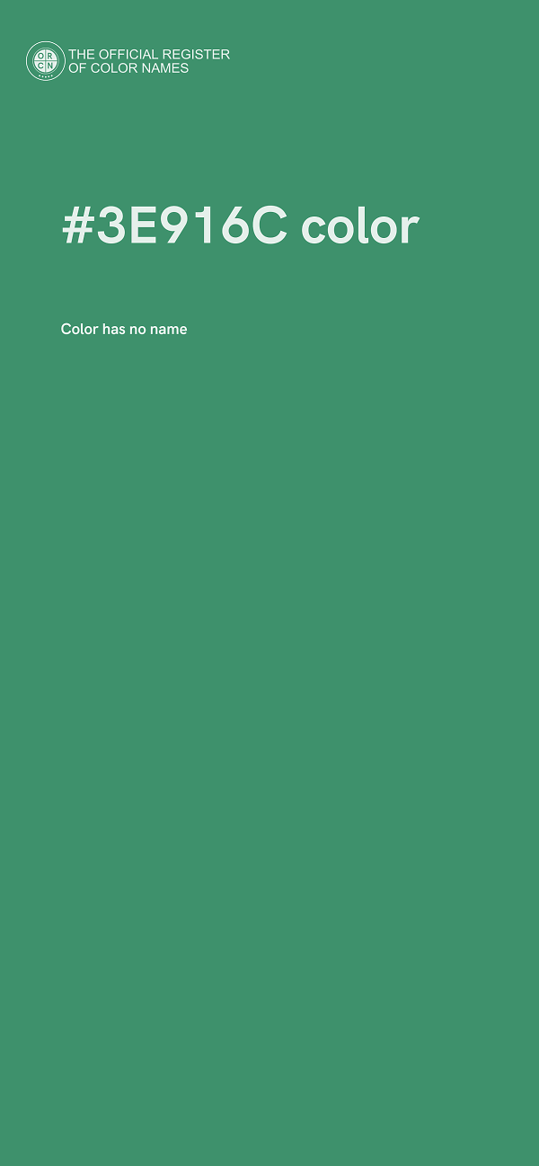 #3E916C color image