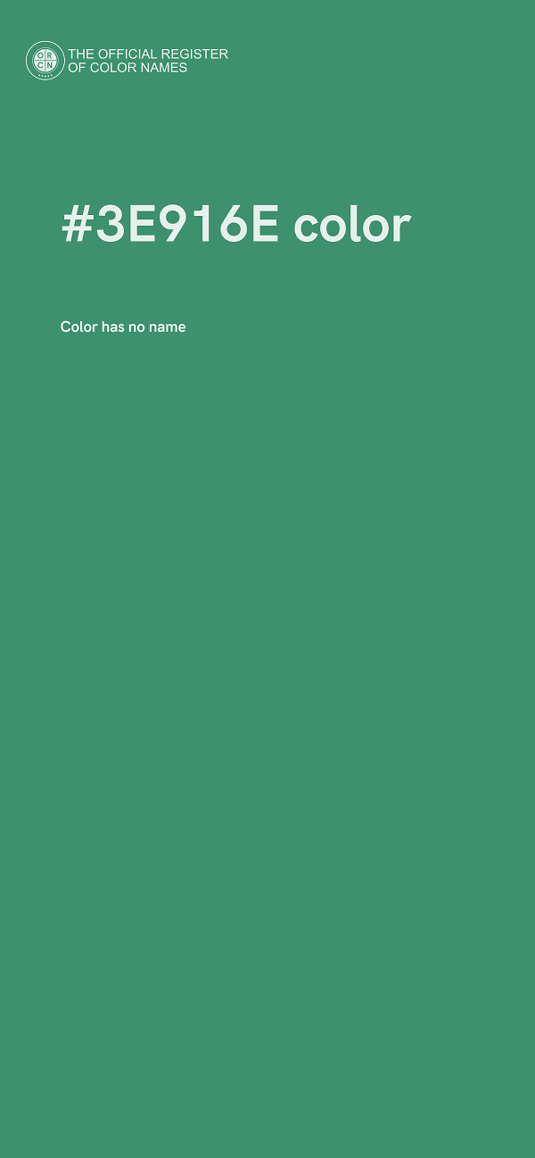 #3E916E color image