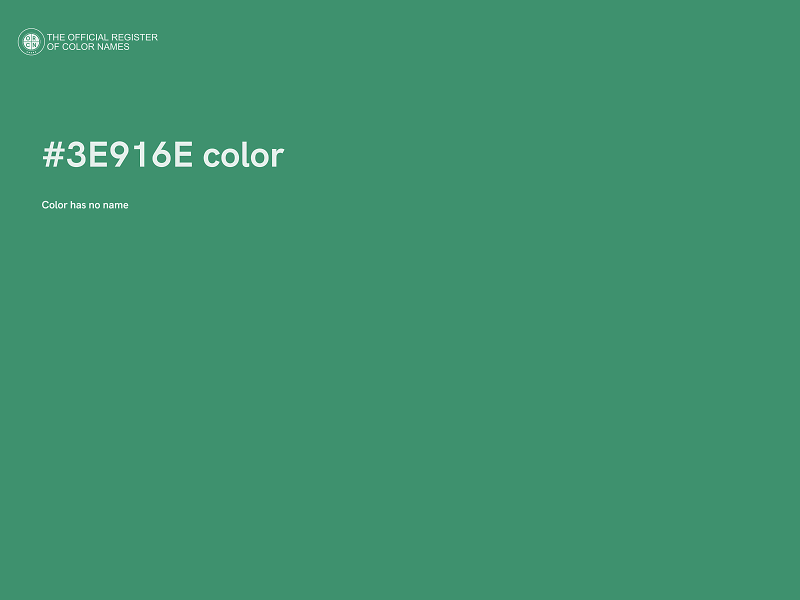 #3E916E color image