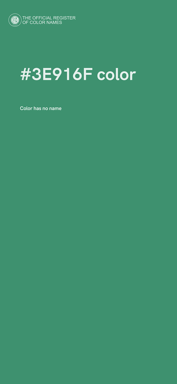 #3E916F color image