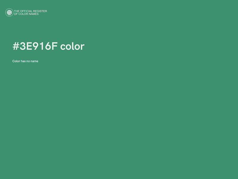 #3E916F color image