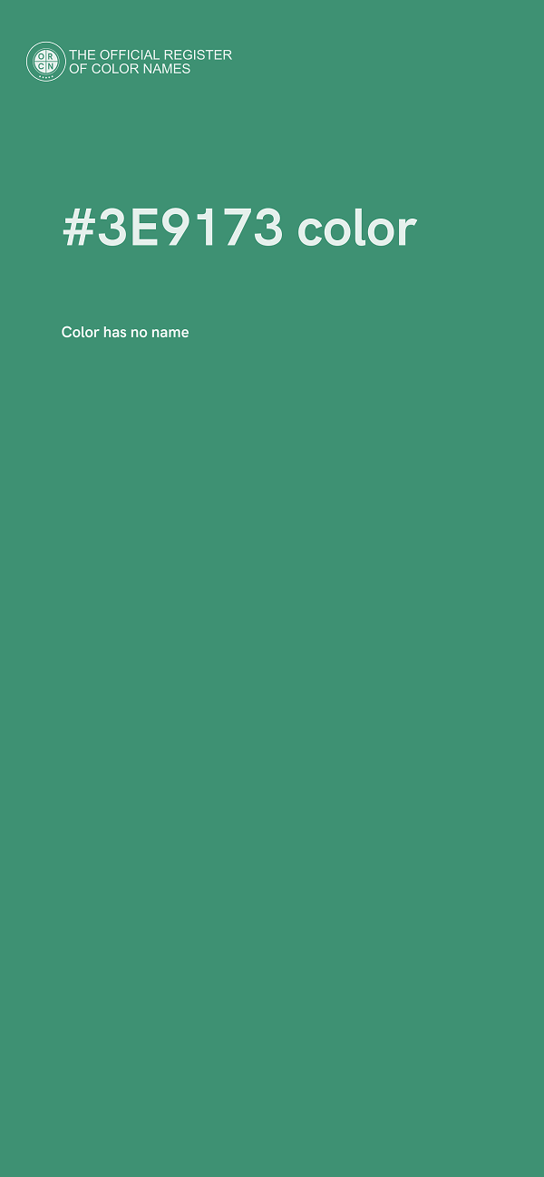 #3E9173 color image