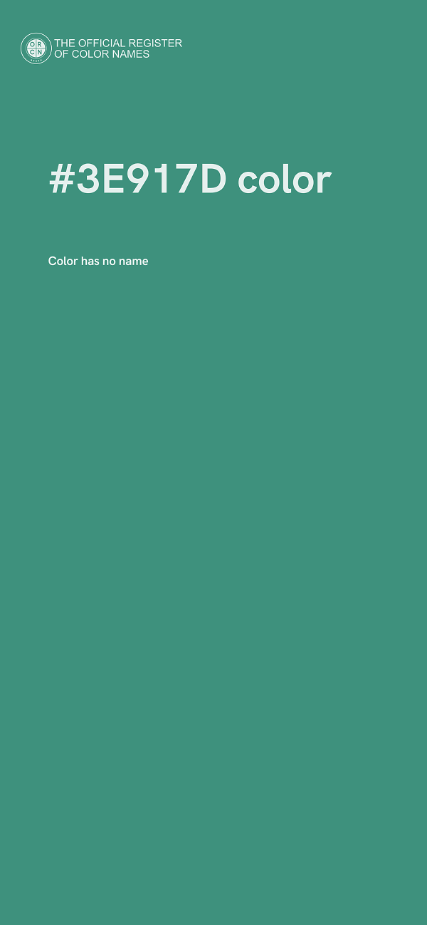 #3E917D color image