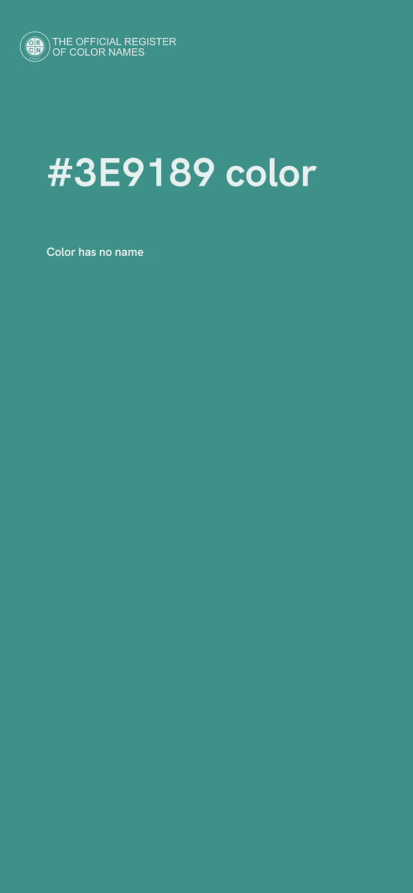 #3E9189 color image