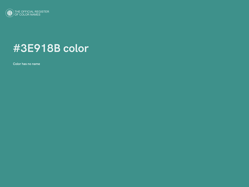 #3E918B color image