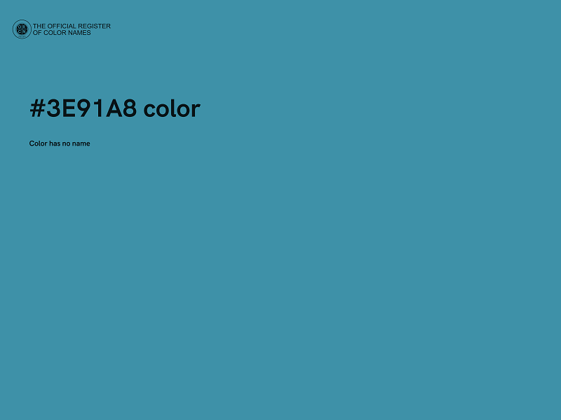 #3E91A8 color image