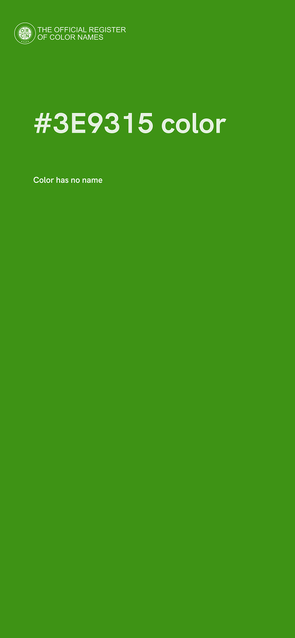 #3E9315 color image
