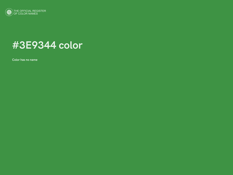 #3E9344 color image