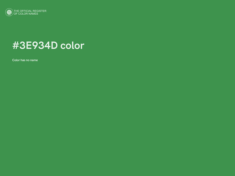 #3E934D color image