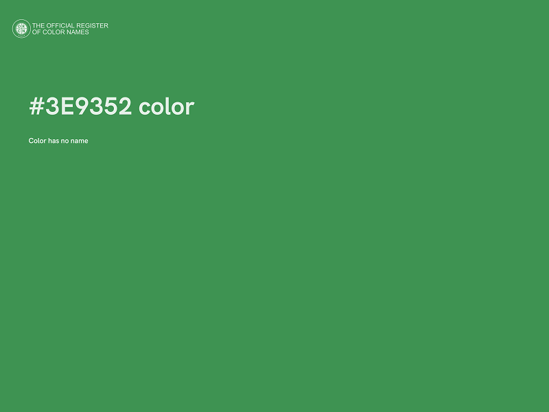 #3E9352 color image