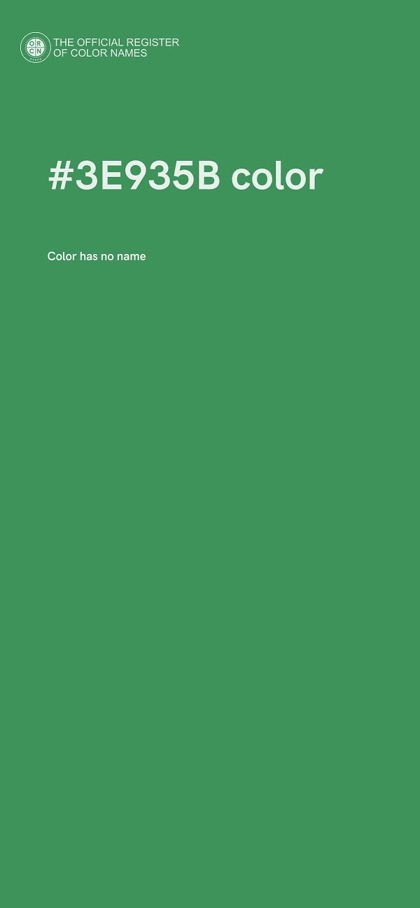 #3E935B color image