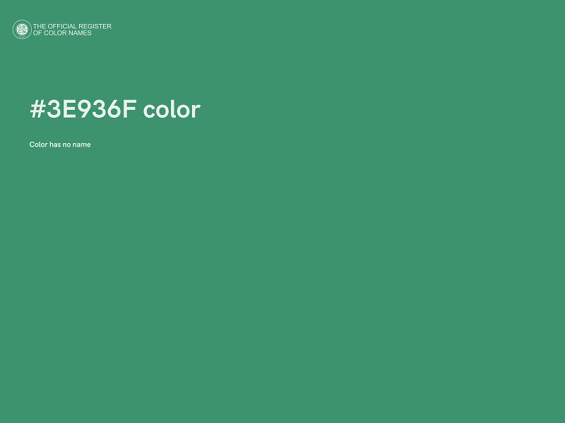 #3E936F color image