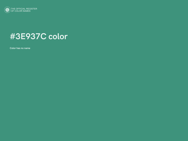 #3E937C color image