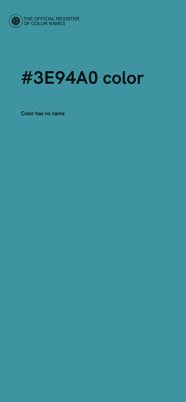 #3E94A0 color image