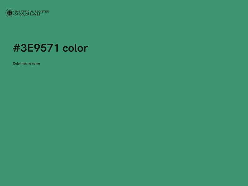 #3E9571 color image