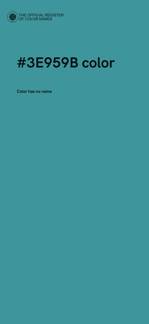 #3E959B color image