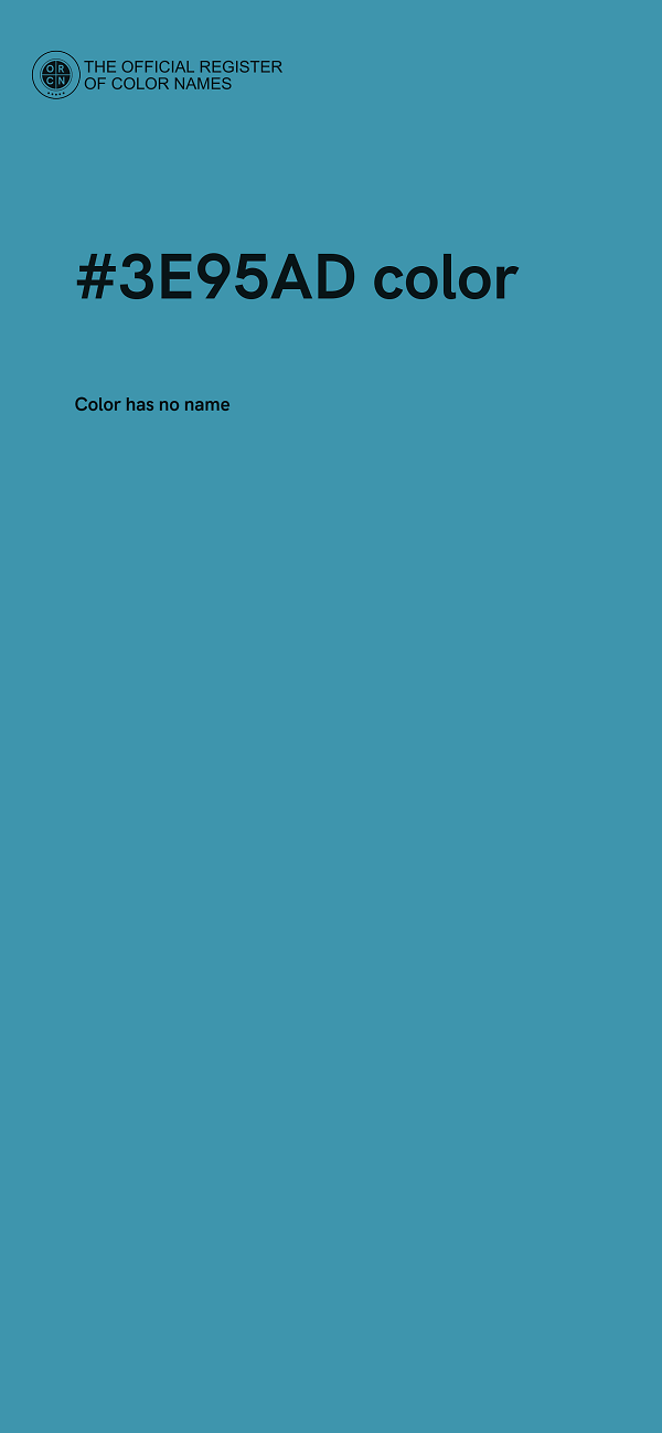 #3E95AD color image