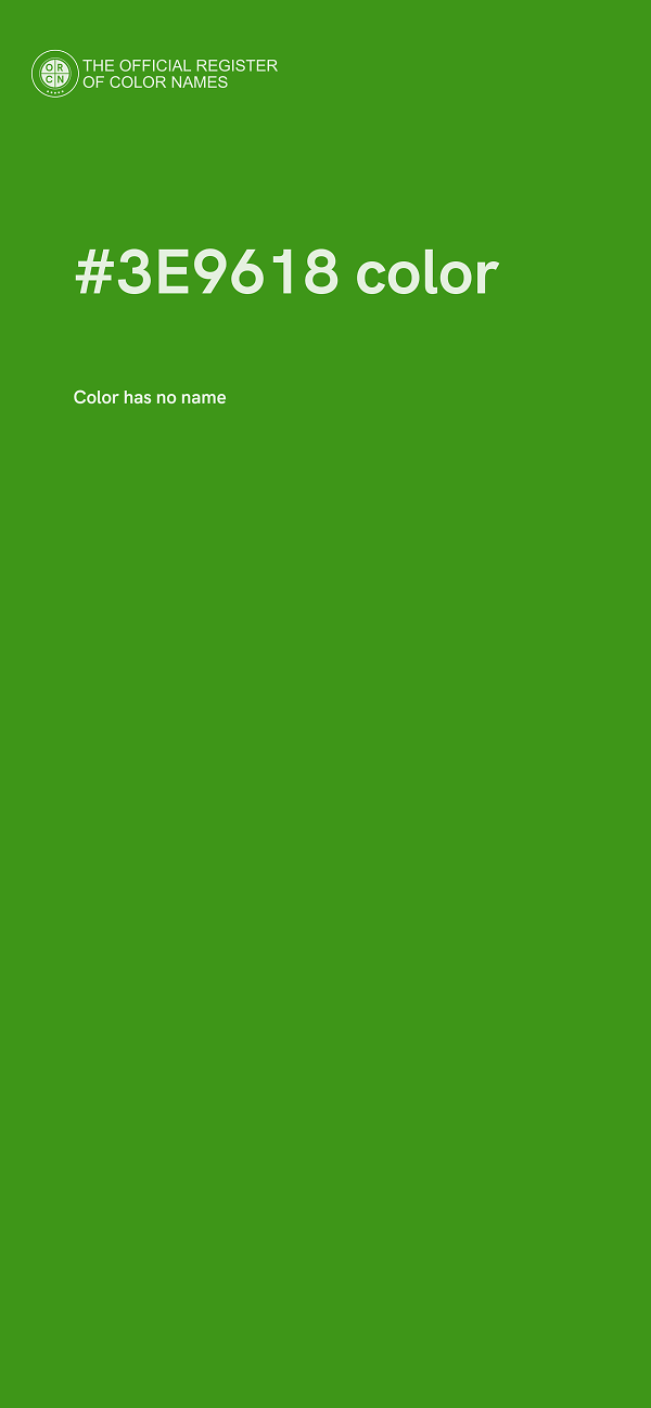 #3E9618 color image