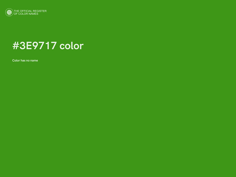 #3E9717 color image