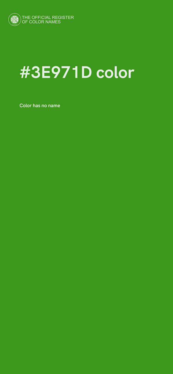 #3E971D color image