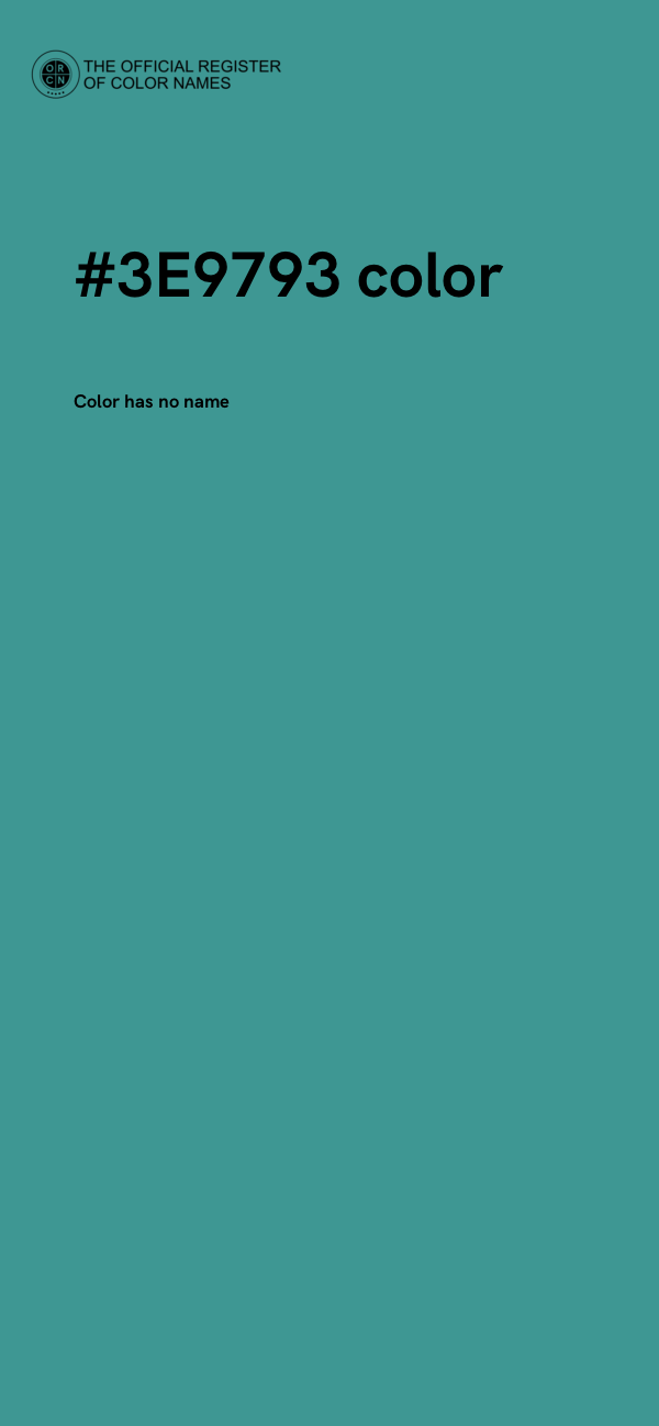 #3E9793 color image