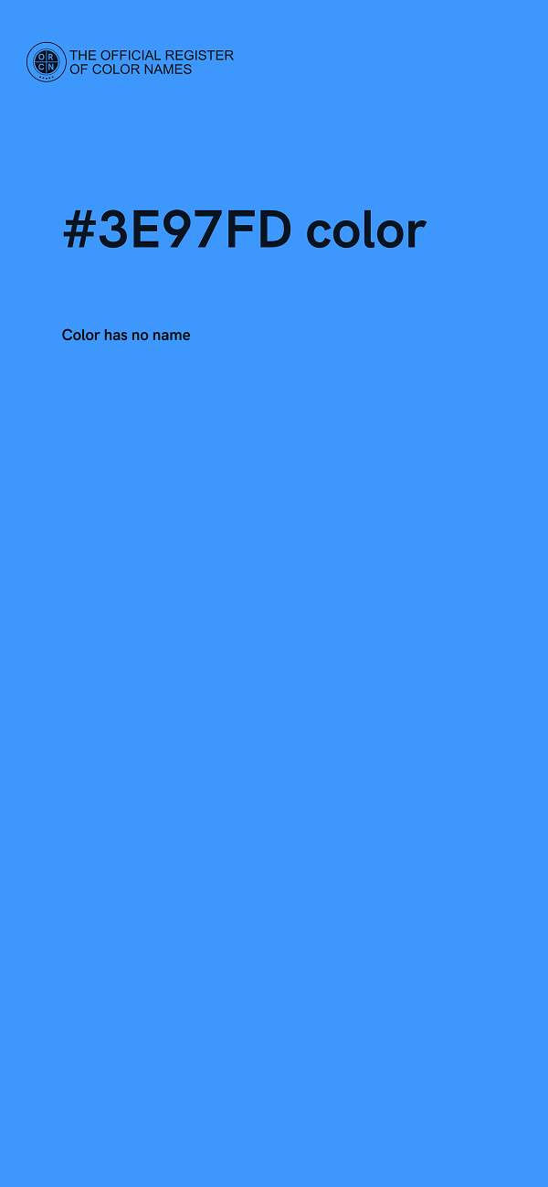 #3E97FD color image