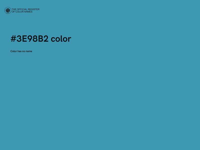 #3E98B2 color image