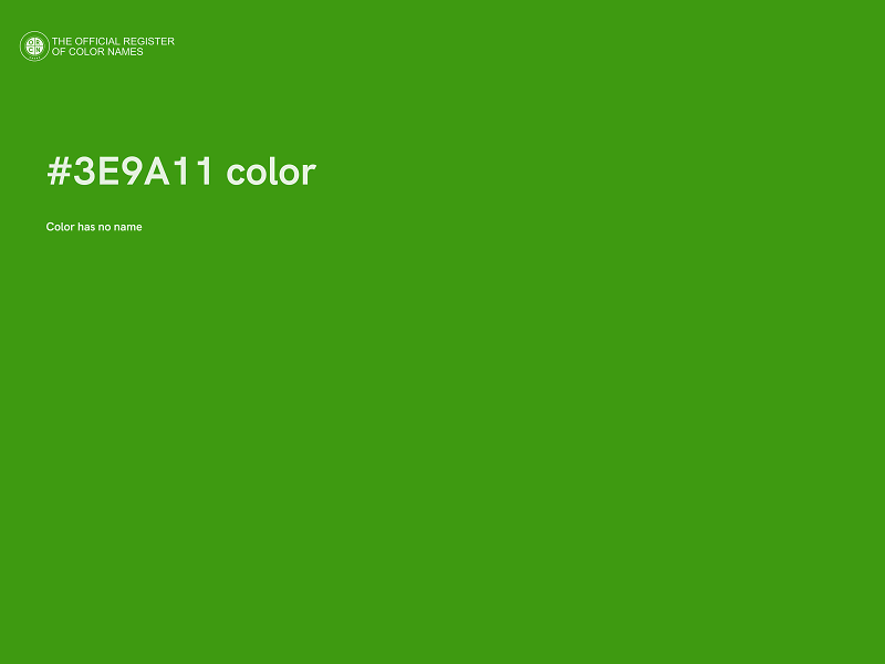 #3E9A11 color image