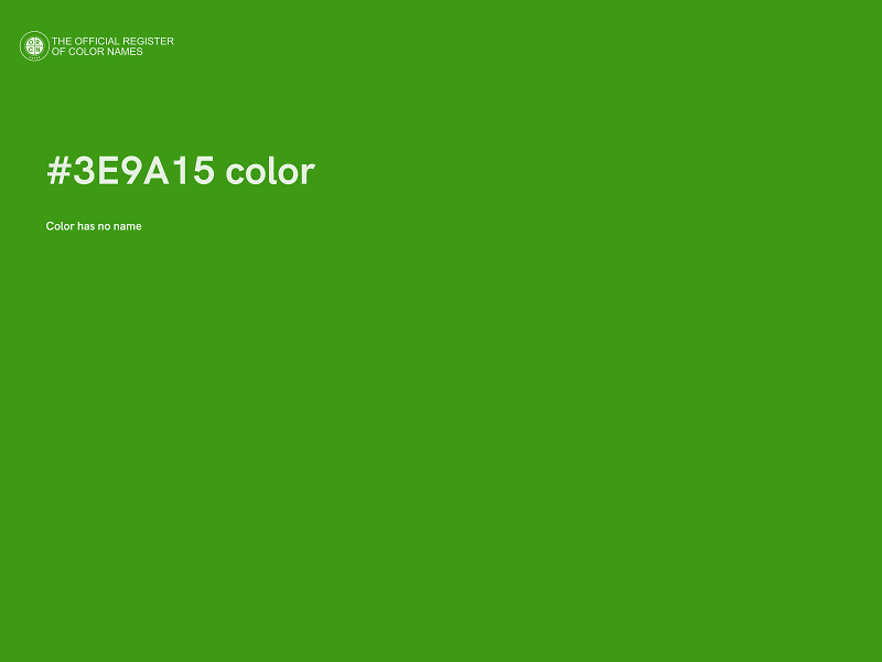 #3E9A15 color image