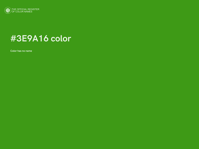 #3E9A16 color image