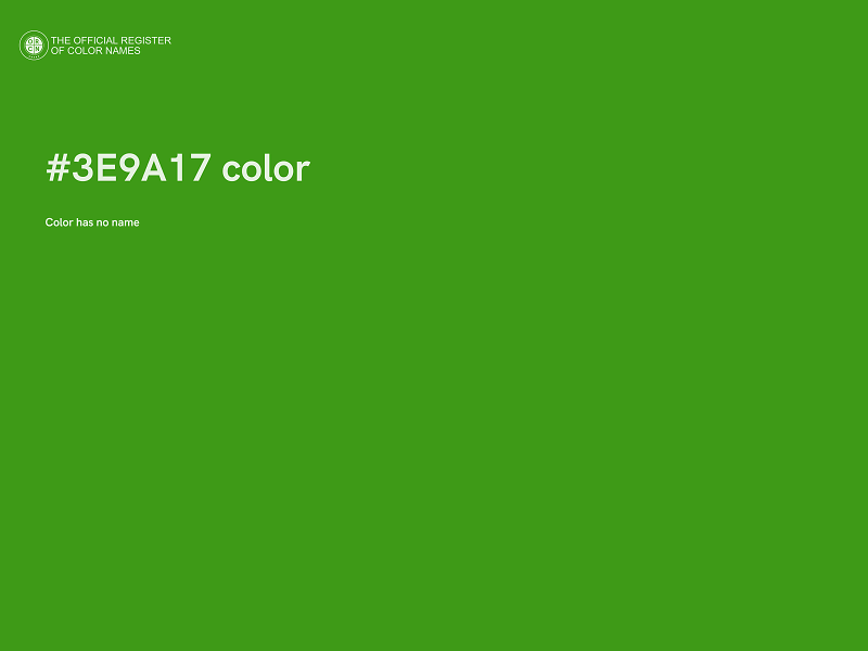 #3E9A17 color image