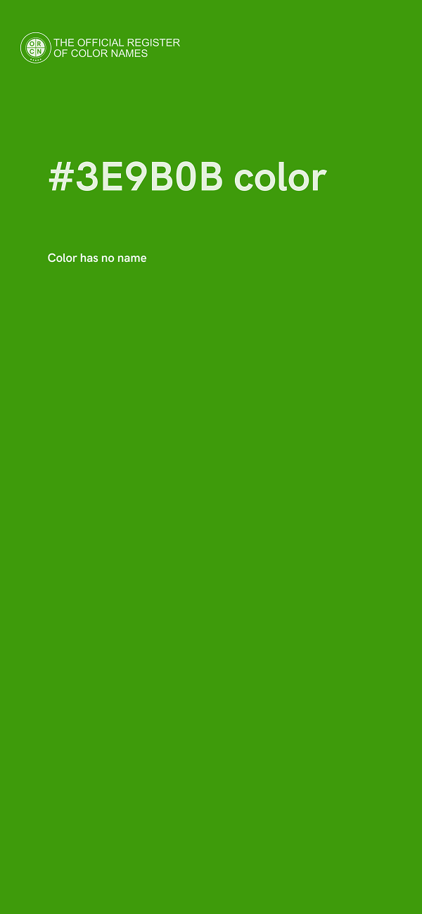 #3E9B0B color image
