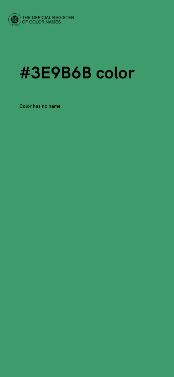#3E9B6B color image