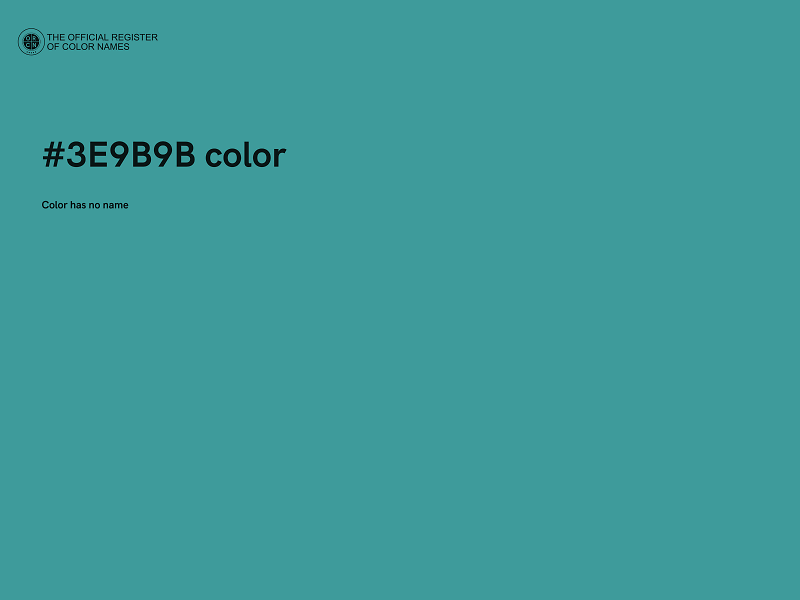 #3E9B9B color image