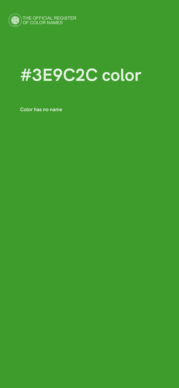#3E9C2C color image