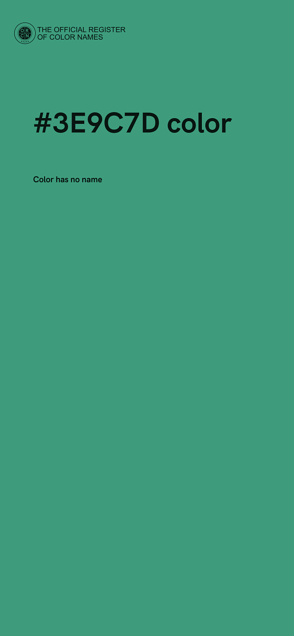 #3E9C7D color image