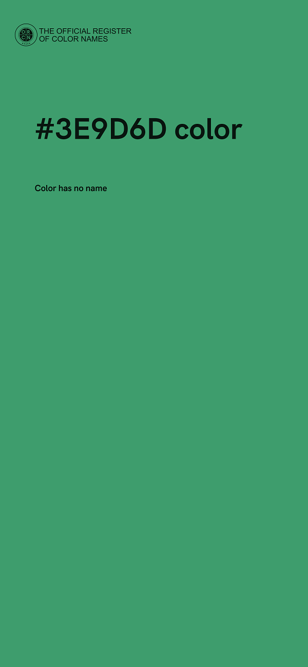 #3E9D6D color image