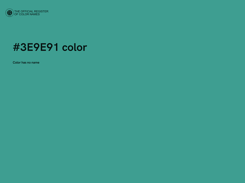 #3E9E91 color image