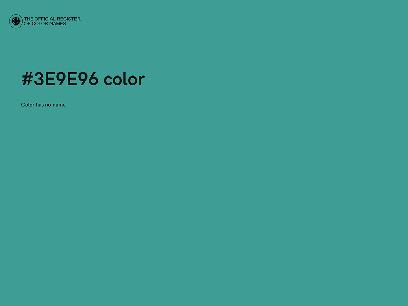 #3E9E96 color image