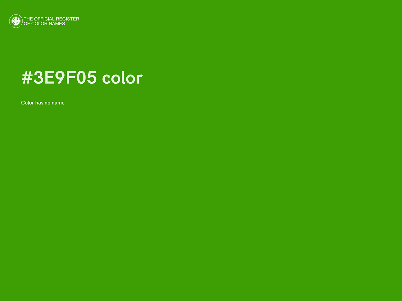 #3E9F05 color image