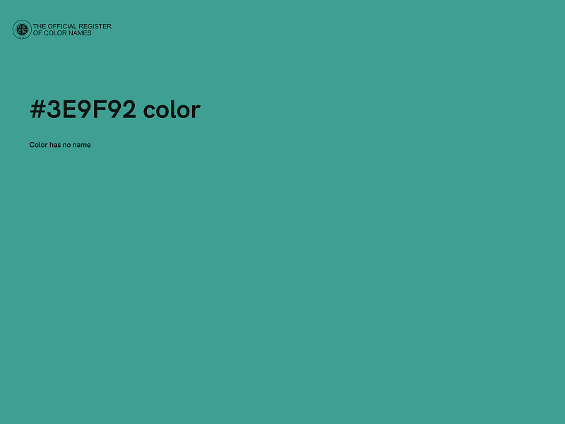 #3E9F92 color image