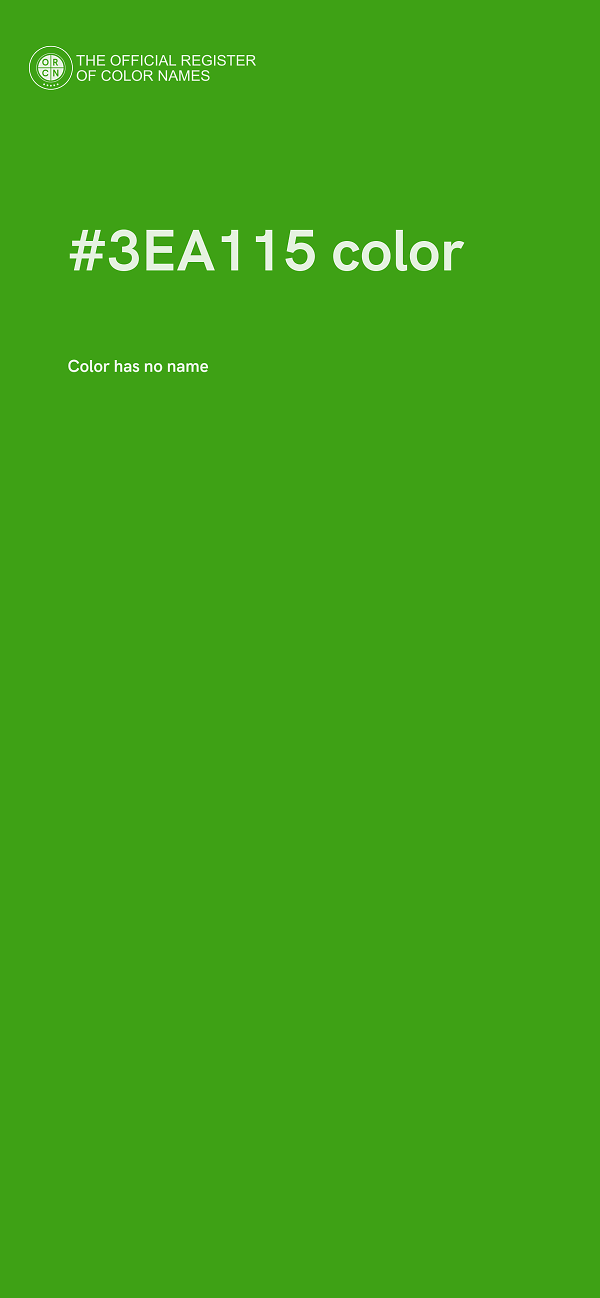 #3EA115 color image