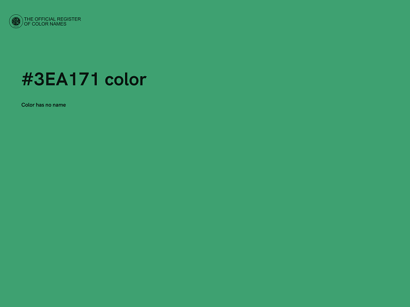 #3EA171 color image