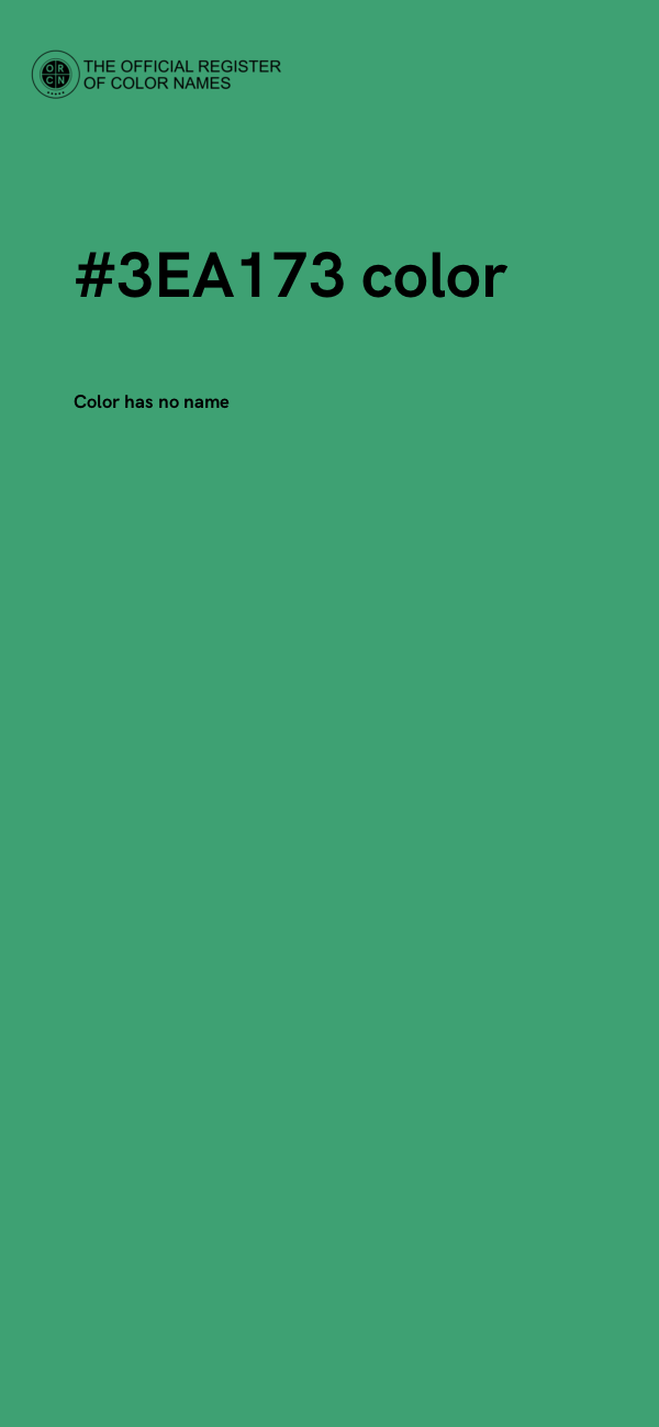 #3EA173 color image